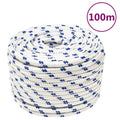 VIDAXL - Koffer - Seil 12 mm 100 m Polypropylen weiß