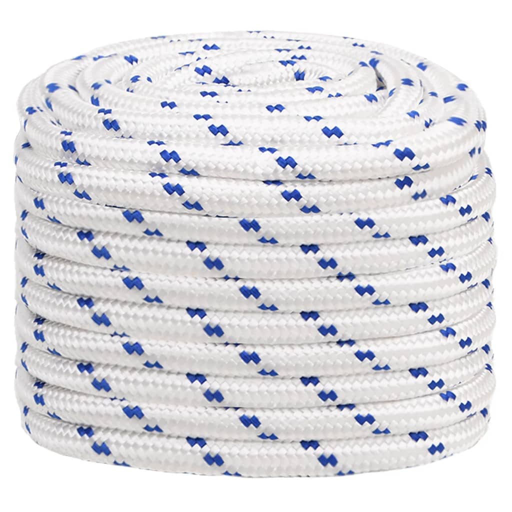 VIDAXL -Kofferchen Seil 20 mm 50 m Polypropylen weiß