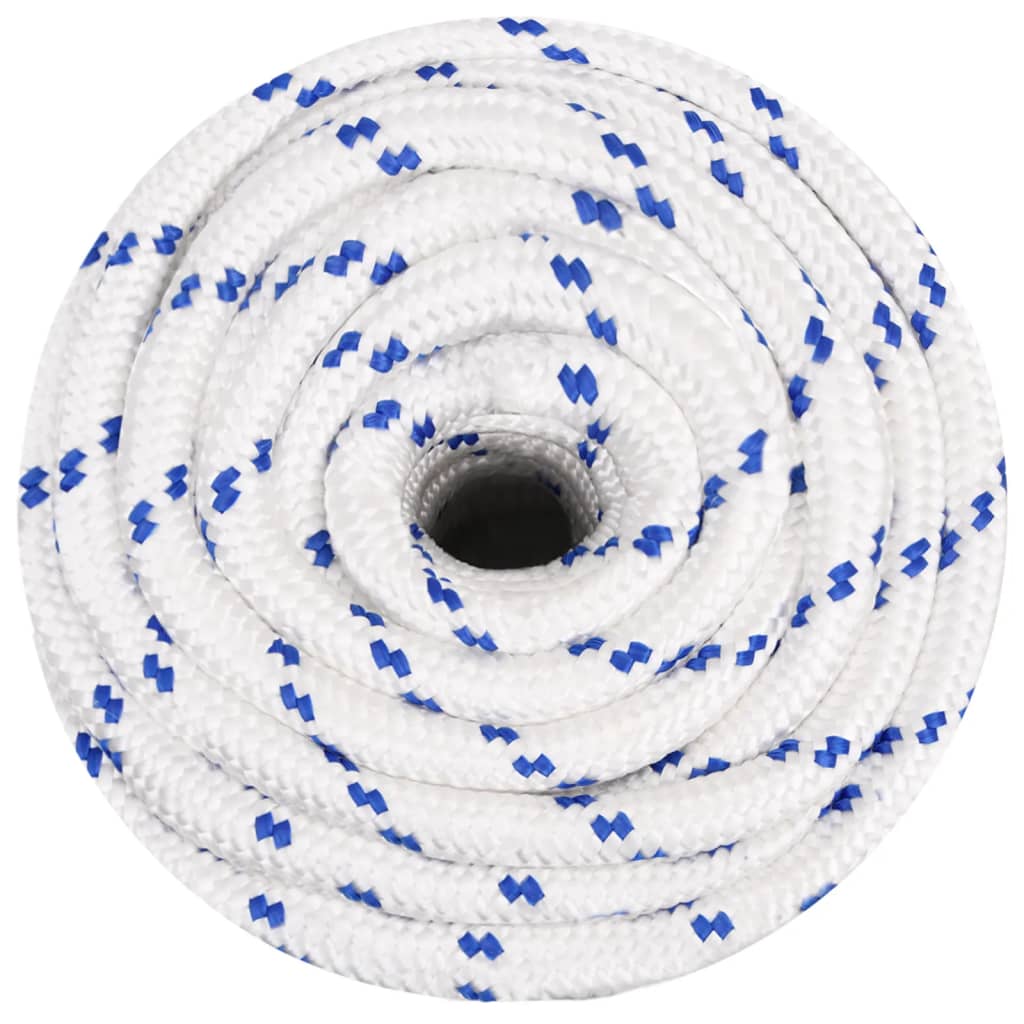 VIDAXL -Kofferchen Seil 20 mm 50 m Polypropylen weiß
