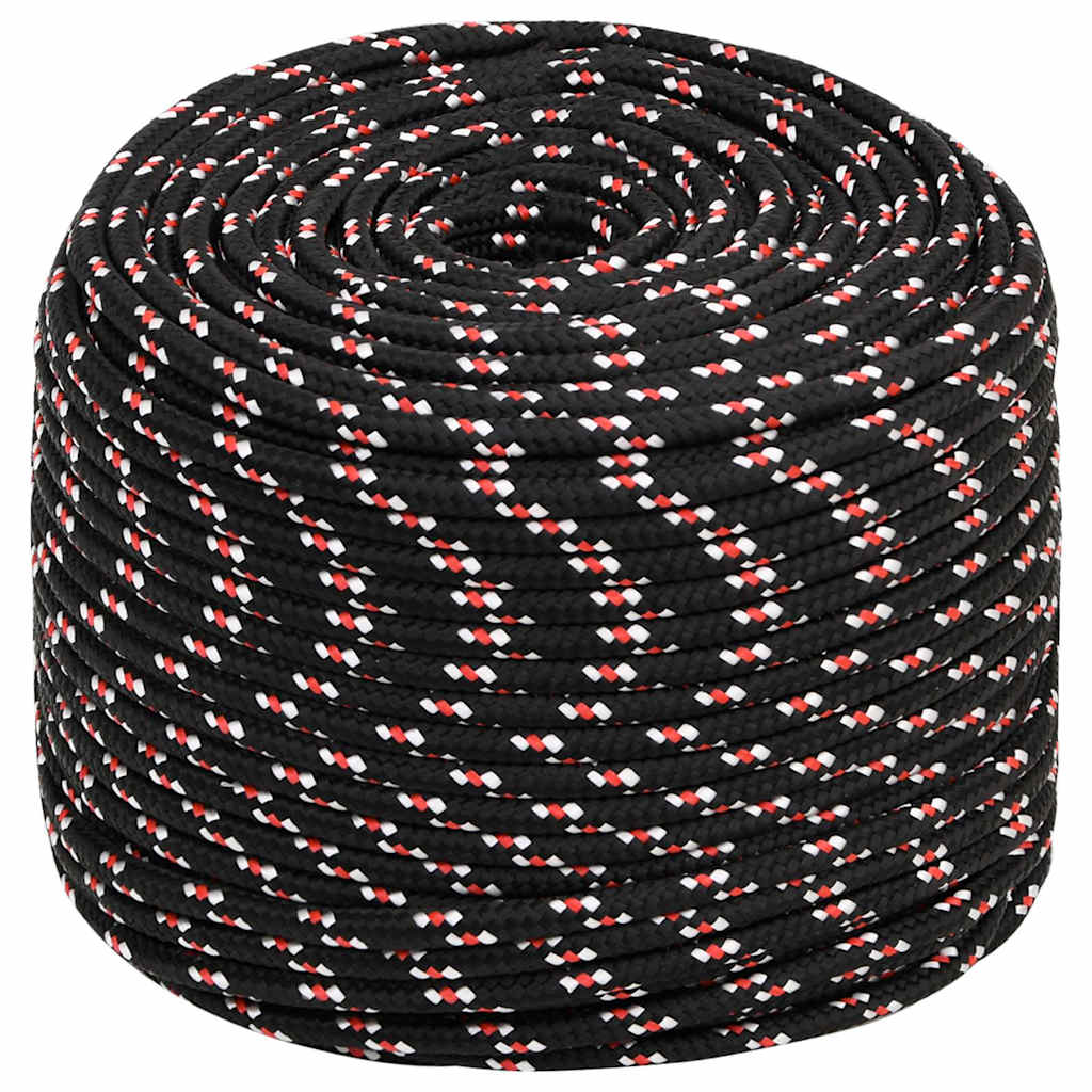 VIDAXL -Kofferchen -Seil 10 mm 500 m Polypropylen schwarz
