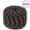 VIDAXL - Koffer - Seil 14 mm 100 m Polypropylen schwarz