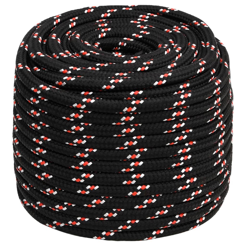 VIDAXL - Kofferseil 18 mm 100 m Polypropylen schwarz