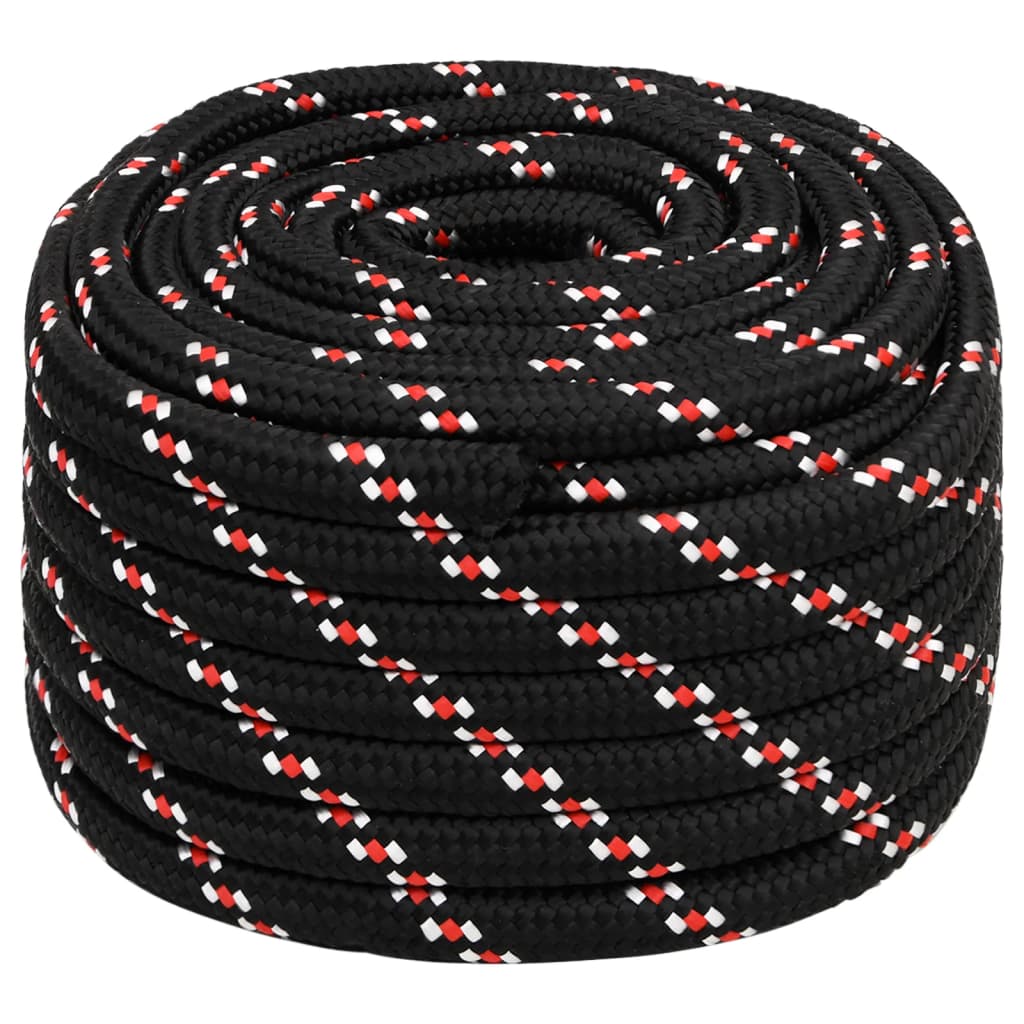 Vidaxl - Bootsabdeckung 20 mm 50 m Polypropylen schwarz