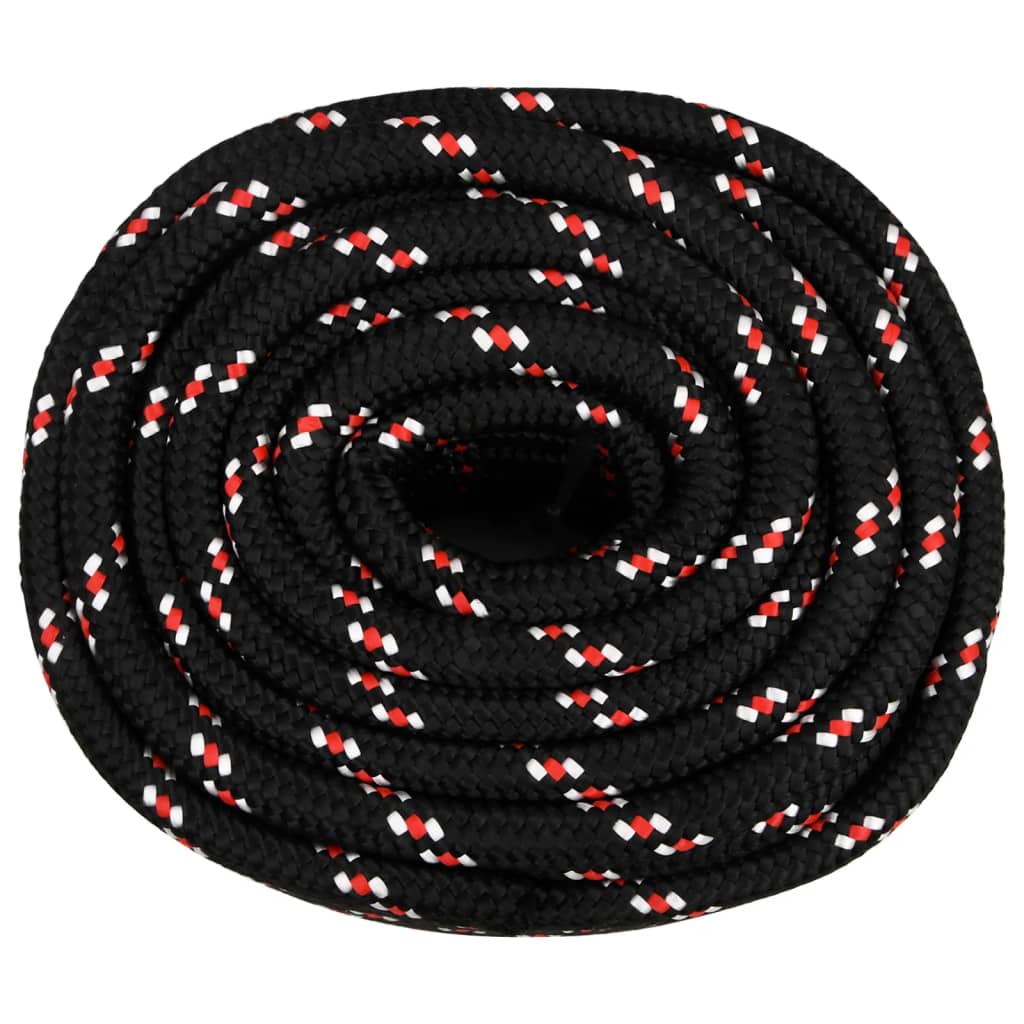 Vidaxl - Bootsseil 20 mm 100 m Polypropylen schwarz