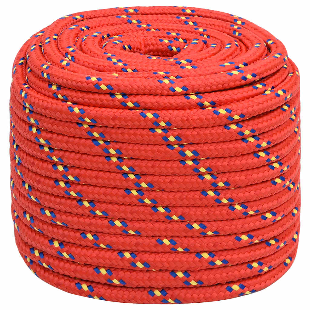 Vidaxl - Bootsseil 18 mm 100 m Polypropylen rot