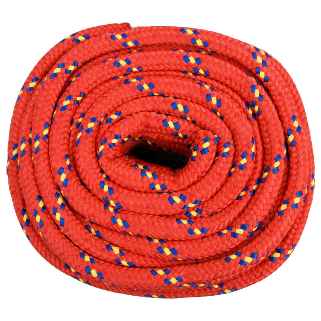 Vidaxl -Bootsseil 20 mm 50 m Polypropylen rot