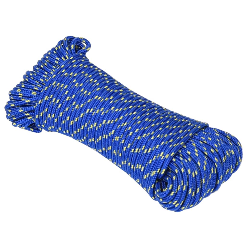 VidaXL Bootsseil 5 mm 250 m Polypropylen Blau