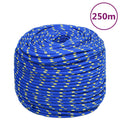 Vidaxl - Bootsseil 8 mm 250 m Polypropylen blau
