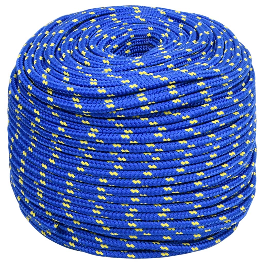 VidaXL Bootsseil 10 mm 25 m Polypropylen Blau