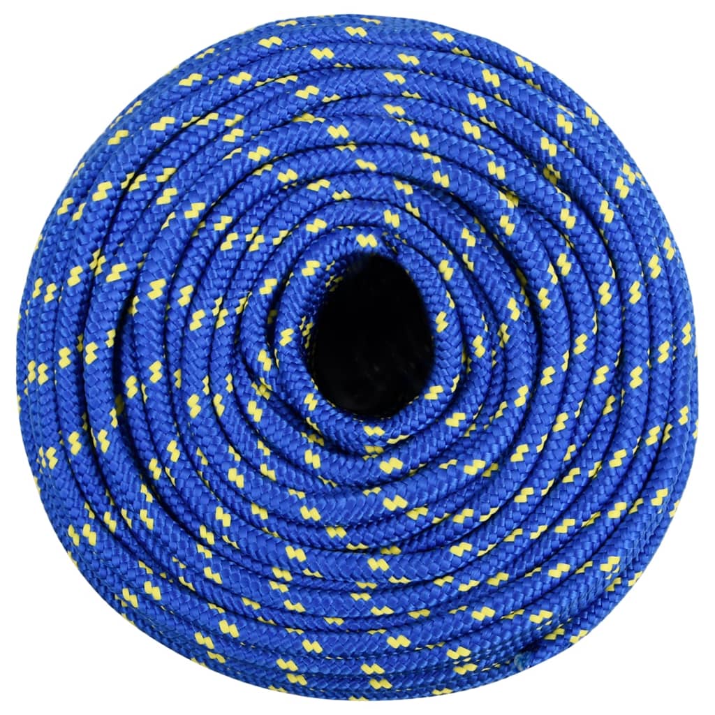VidaXL Bootsseil 10 mm 25 m Polypropylen Blau