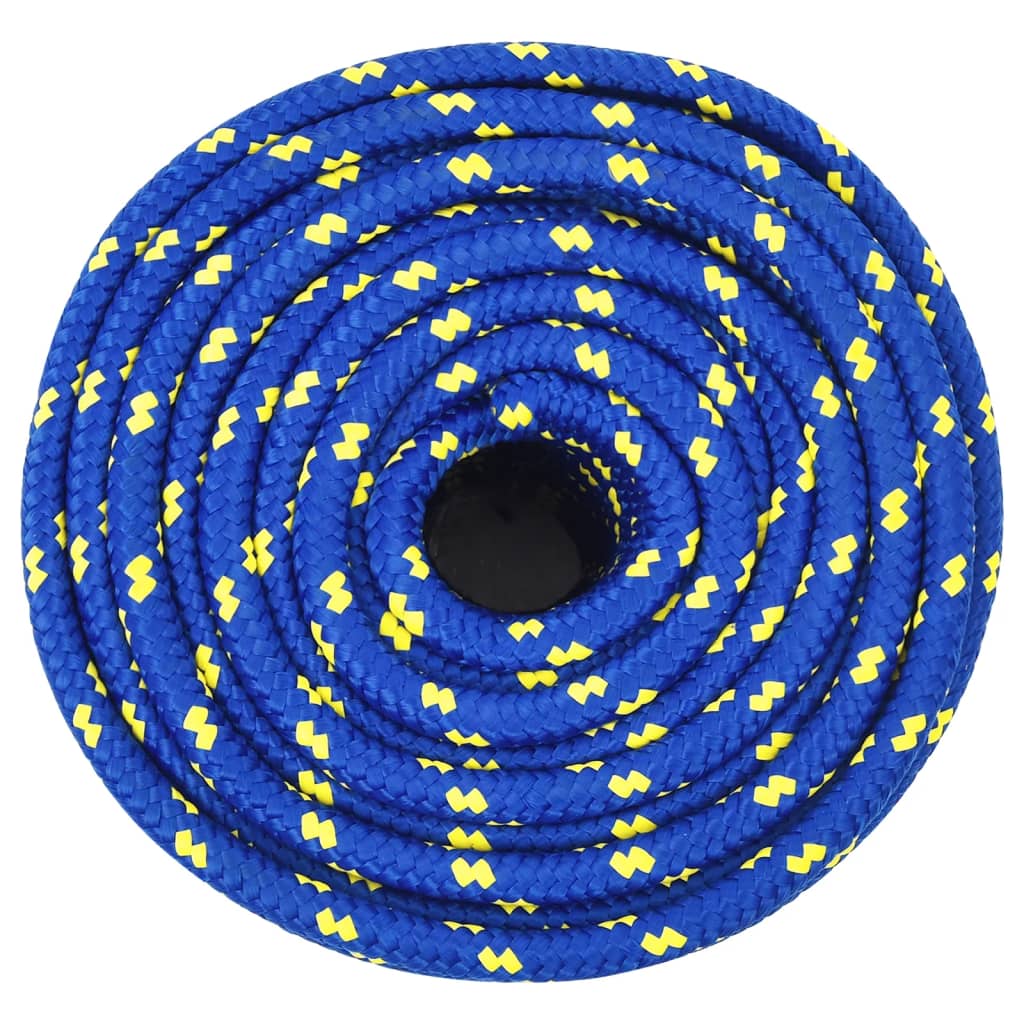 VidaXL Bootsseil 12 mm 25 m Polypropylen Blau