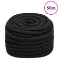 Vidaxl - Bootsseil 20 mm 50 m Polypropylen Schwarz
