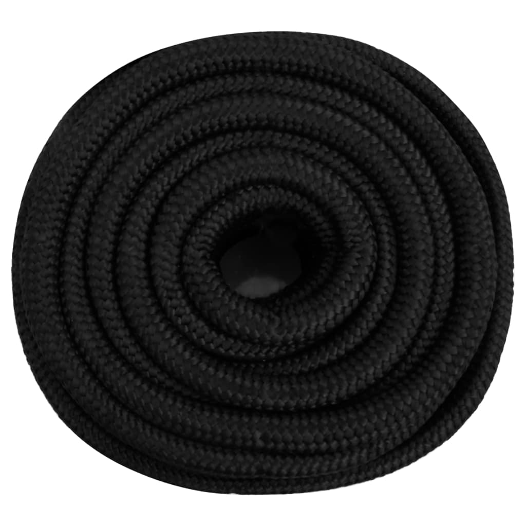 Vidaxl - Bootsseil 20 mm 50 m Polypropylen Schwarz