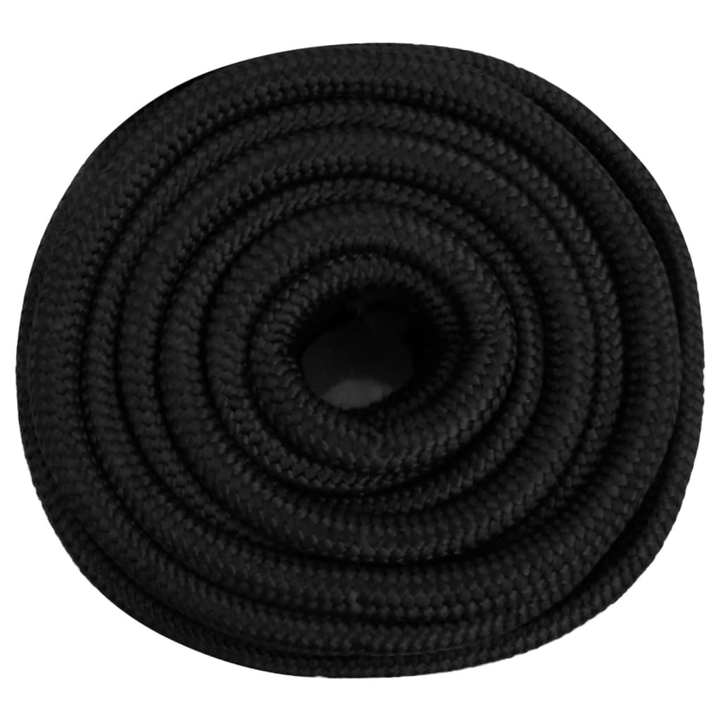 Vidaxl - Bootsseil 20 mm 100 m Polypropylen Schwarz