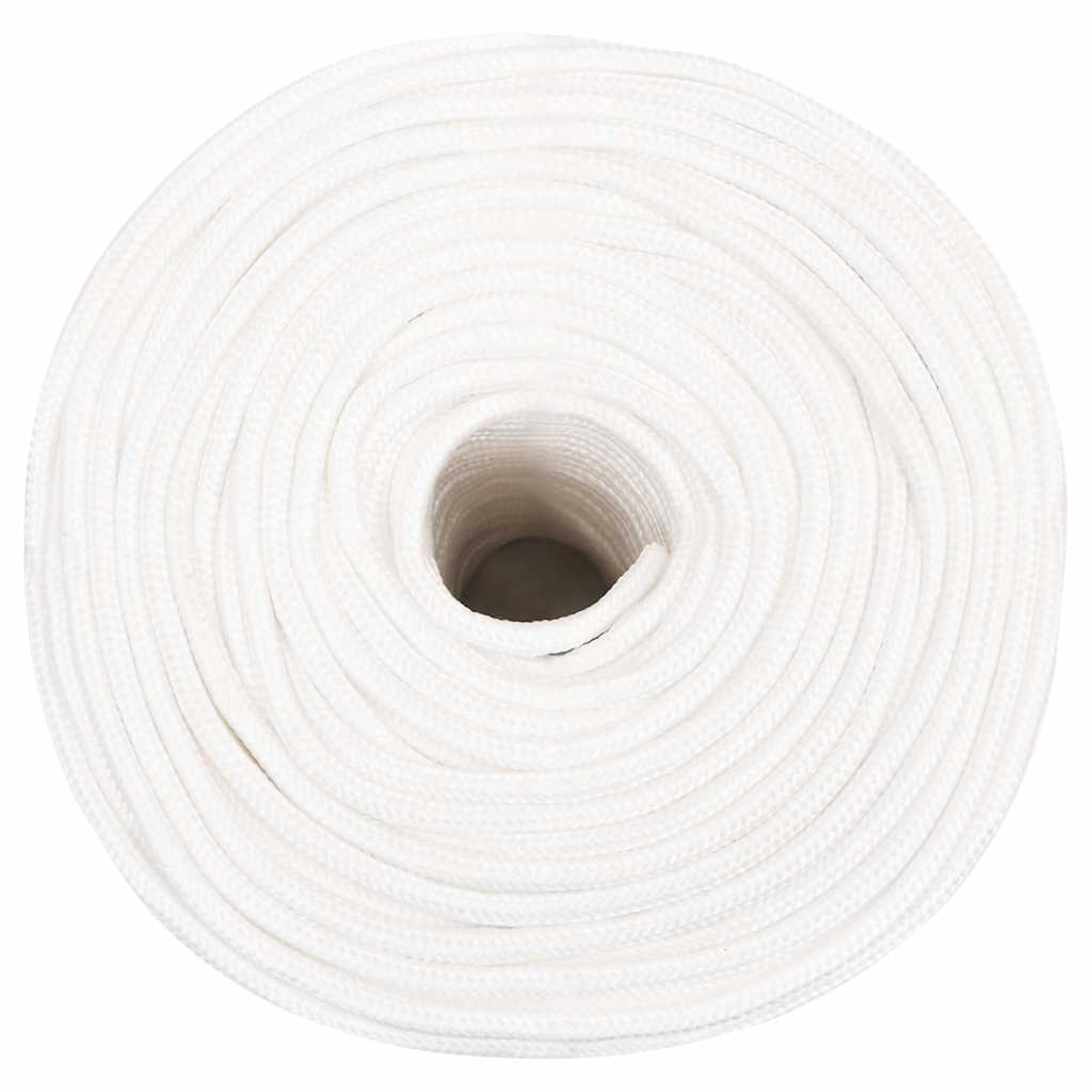 Vidaxl boottouw 6 mm 500 m polypropyleen volwit