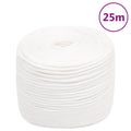 Vidaxl boottouw 10 mm 25 m polypropyleen volwit
