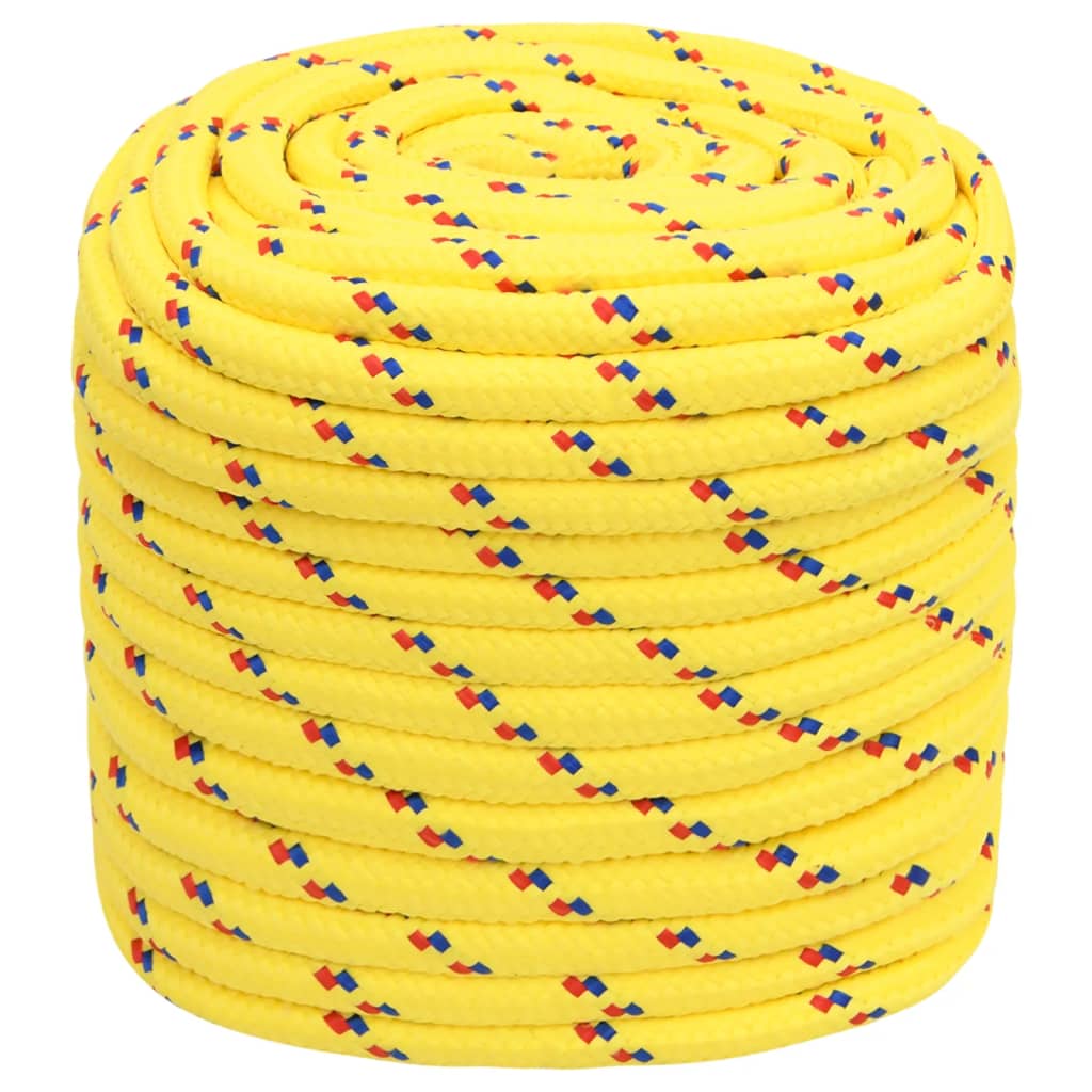 Vidaxl - Bootsabdeckung 18 mm 50 m Polypropylen gelb