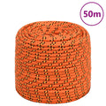 VidaXL Bootsseil 10 mm 50 m Polypropylen Orange