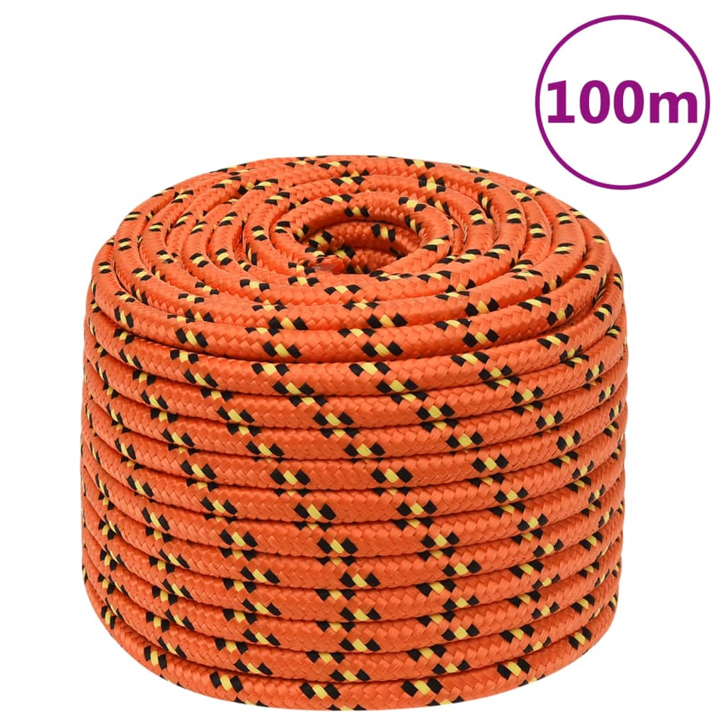 Vidaxl - Bootsseil 14 mm 100 m Polypropylen orange