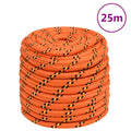 VidaXL Bootsseil 18 mm 25 m Polypropylen Orange