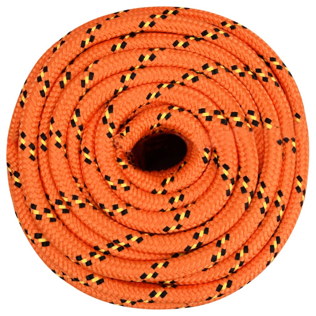 VidaXL Bootsseil 18 mm 25 m Polypropylen Orange