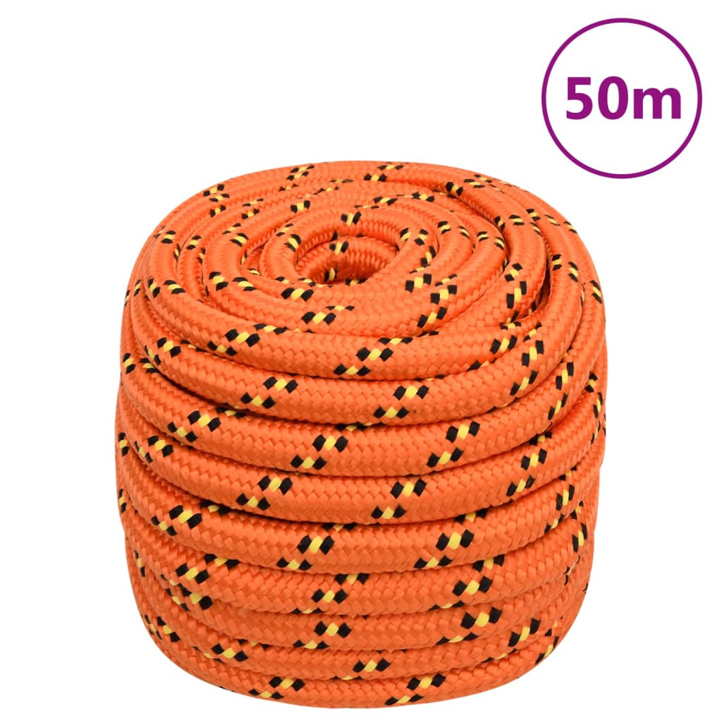 VIDAXL -Kofferchen 20 mm 50 m Polypropylen Orange