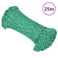 VidaXL Bootsseil 4 mm 25 m Polypropylen Grün
