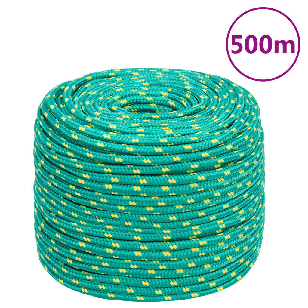 Vidaxl - Bootsseil 10 mm 500 m Polypropylen grün