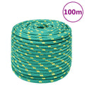 Vidaxl - Bootsseil 12 mm 100 m Polypropylen grün