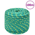 Vidaxl - Bootsseil 14 mm 100 m Polypropylen grün