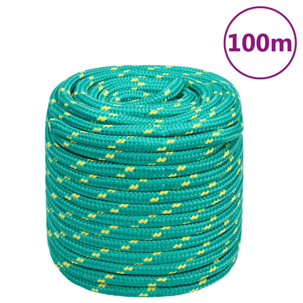 Vidaxl - Bootsseil 16 mm 100 m Polypropylen grün