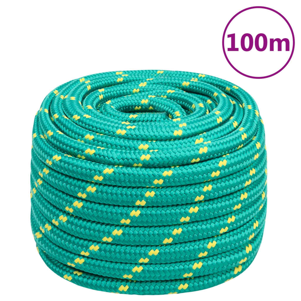 Vidaxl - Bootsseil 20 mm 100 m Polypropylen grün