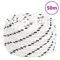 Vidaxl Arbeitsschlauch 18 mm 50 m Polyester weiß