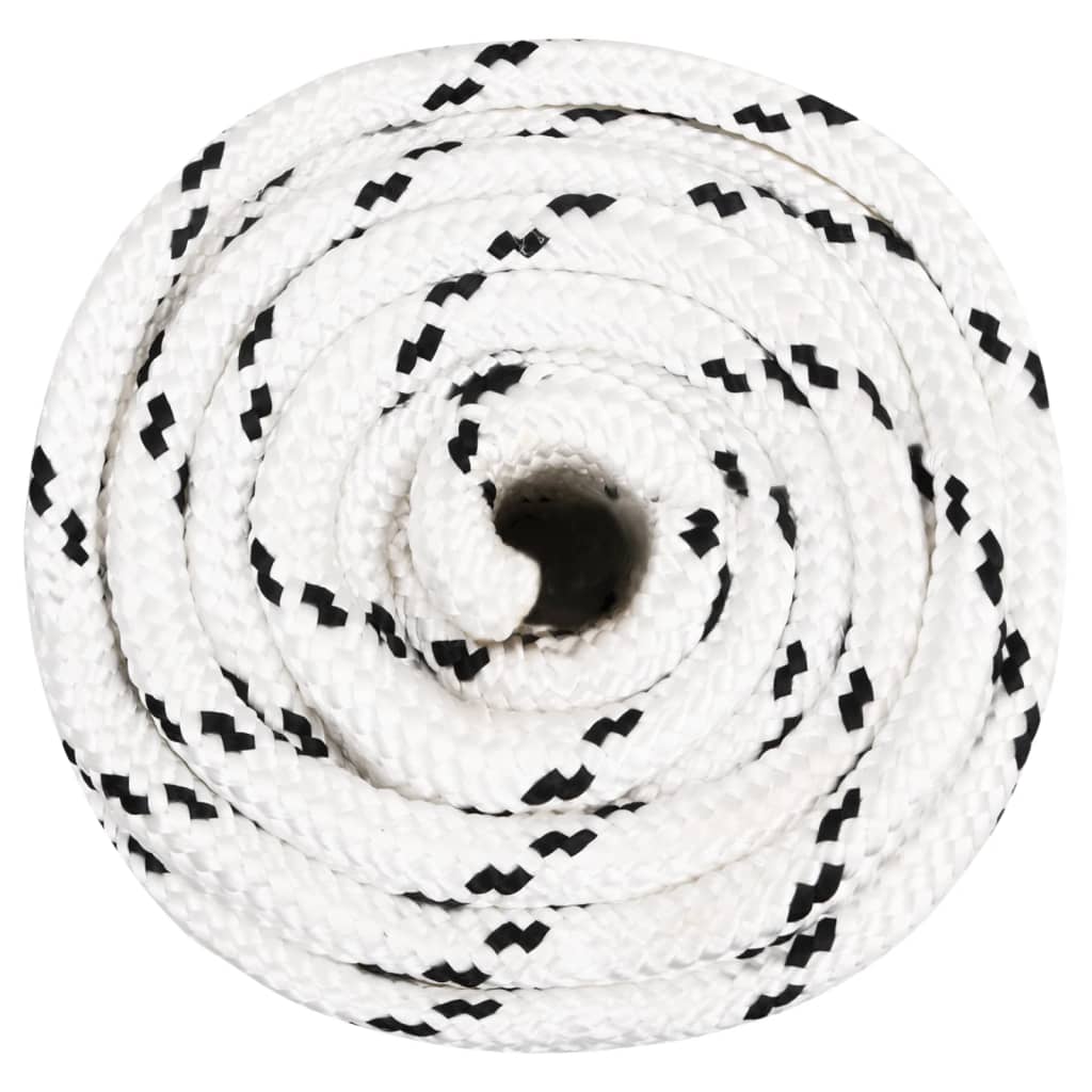 Vidaxl Arbeitsschlauch 18 mm 50 m Polyester weiß