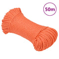 Vidaxl werktouw 8 mm 50 m polypropeen oranje