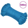 VidaXL Arbeitsseil 3 mm 500 m Polypropylen Blau