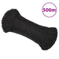 Vidaxxl Arbeitsschlauch 8 mm 500 m Polypropylen schwarz