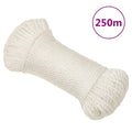 Vidaxl Arbeitsschlauch 8 mm 250 m Polypropylen weiß