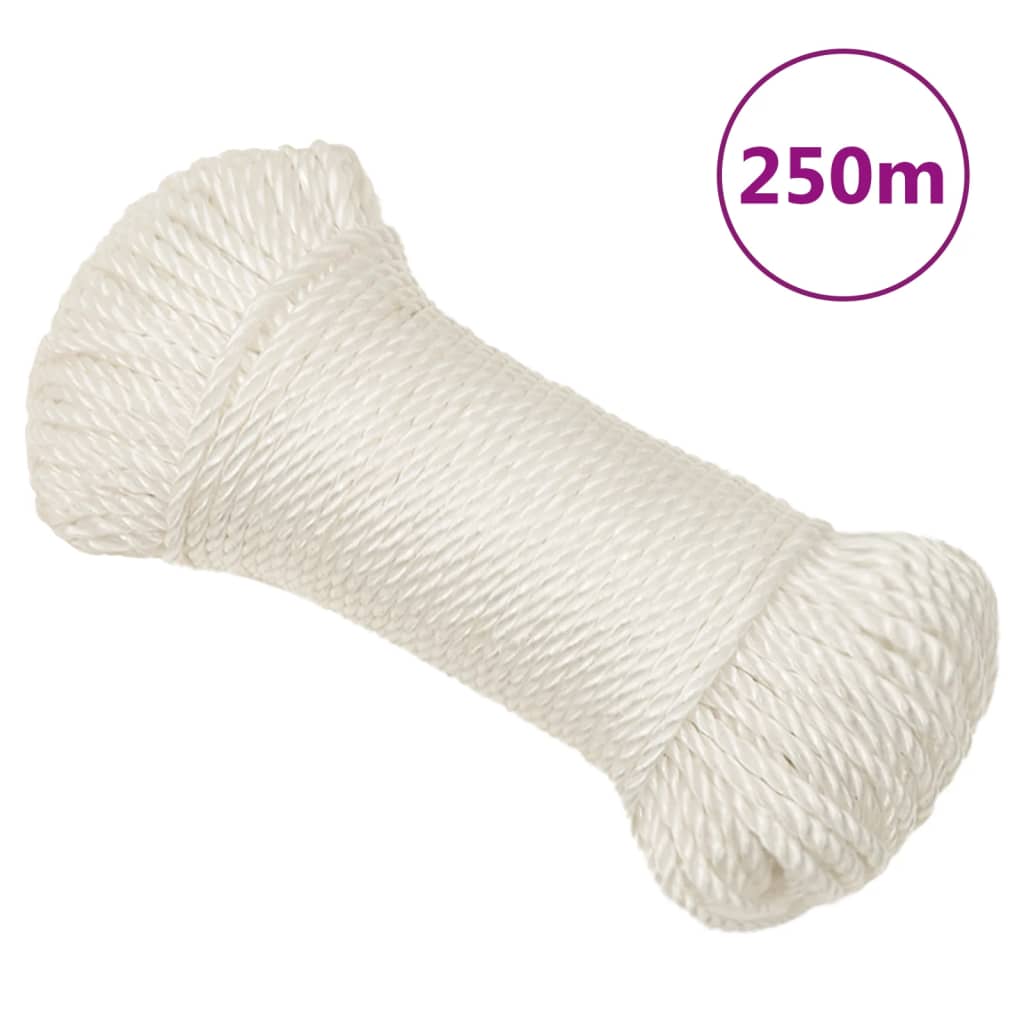 Vidaxl Arbeitsschlauch 8 mm 250 m Polypropylen weiß