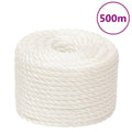 Vidaxl Konstruktion 12 mm 500 m Polypropylen weiß