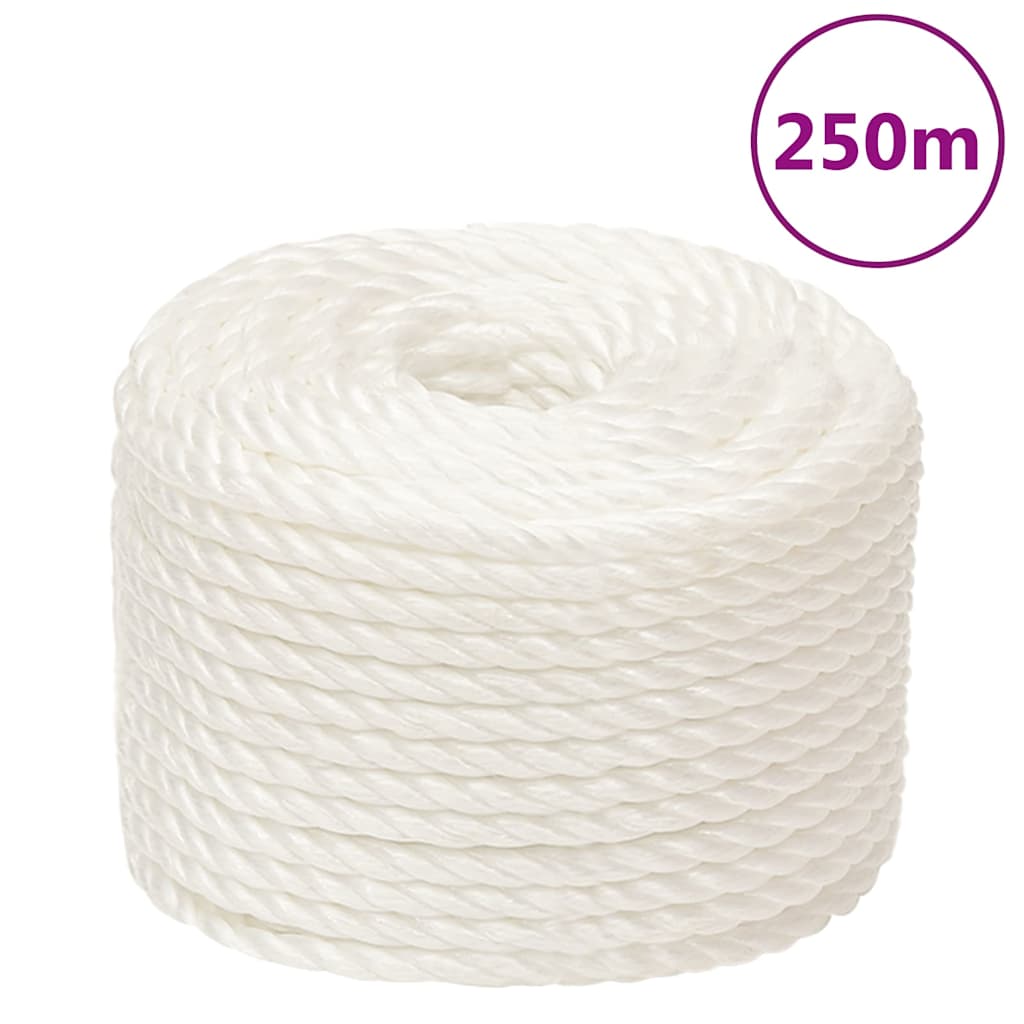Vidaxl Arbeitsschlauch 16 mm 250 m Polypropylen weiß