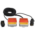 VidaXL Anhängerbeleuchtung, 2 Stück LED-Lampen, 12 V, 10,5 x 7,5 x 10 cm, Rot