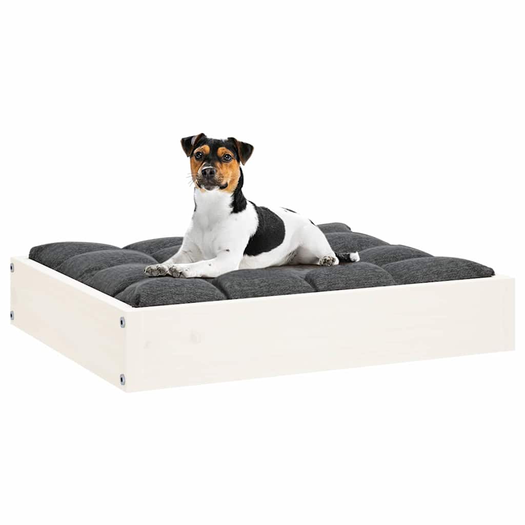 Vidaxl hondenbed 51.5 x 44 x 9 cm solid pine wood wit