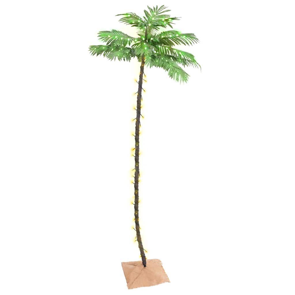 VidaXL LED-Palme, 192 LEDs, warmweiß, 300 cm
