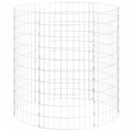 Vidaxl compostbak ø100x100 cm gegalvaniseerd staal