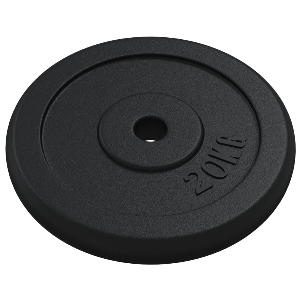 VIDAXL -Halberscheibe 20 kg Gusseisen