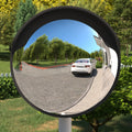 VidaXL Außenverkehrsspiegel, konvex, ø60 cm, Polycarbonat, Schwarz