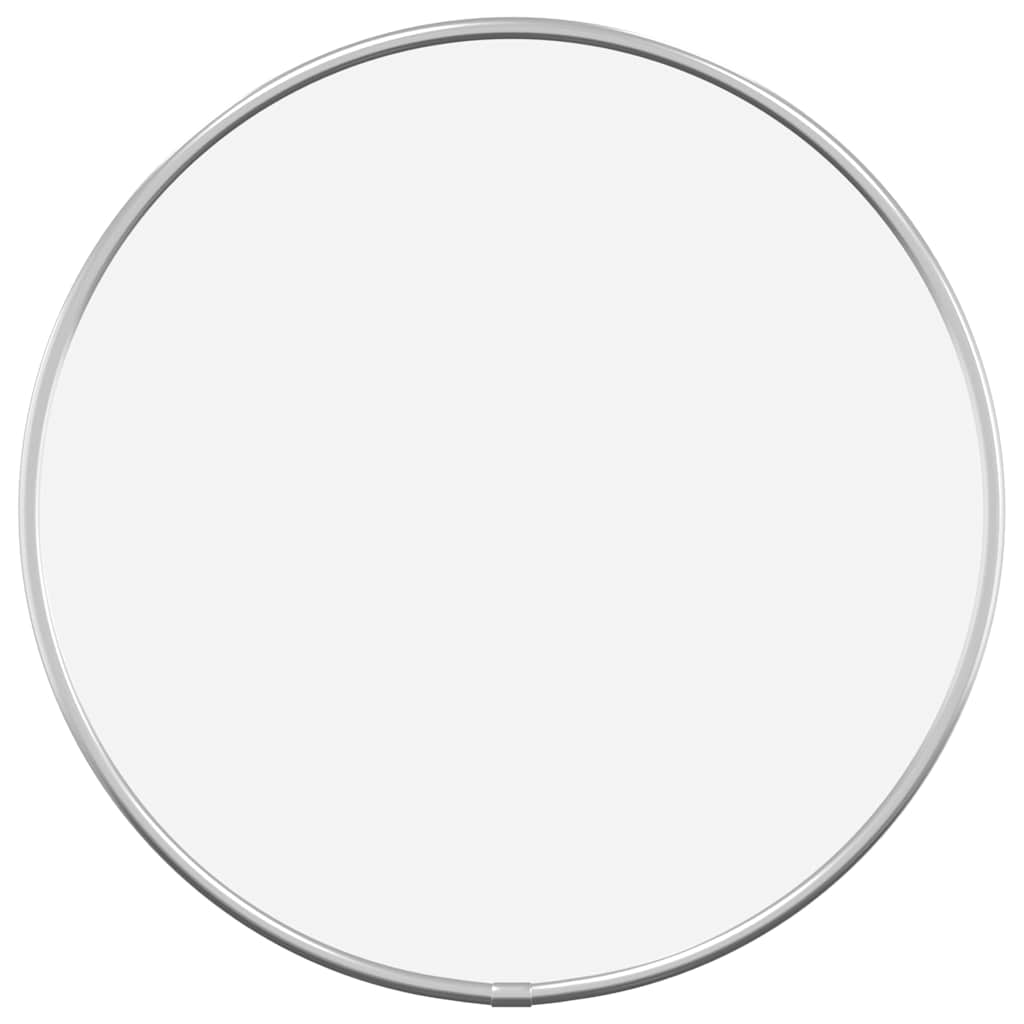 Vidaxl wandspiegel rond ø30 cm zilverkleurig