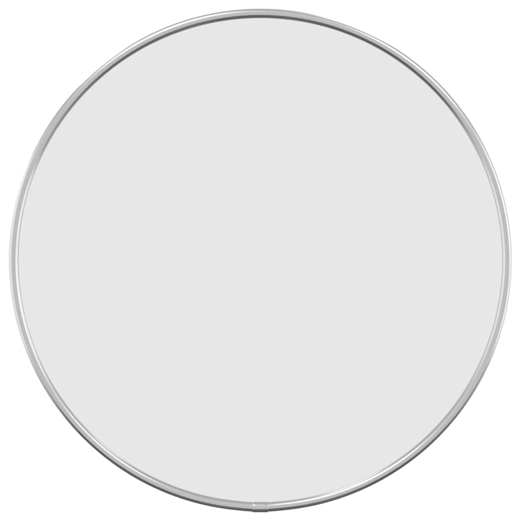 VidaXL Wandspiegel rund ø40 cm silberfarben
