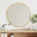 VidaXL Wandspiegel rund ø40 cm goldfarben